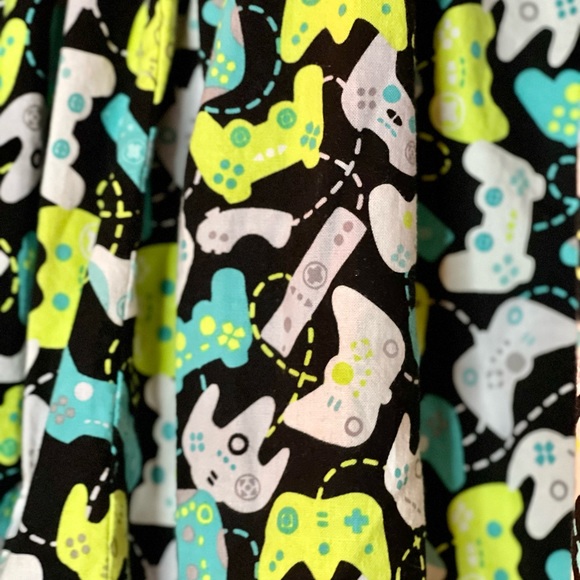 Video Game Controller Neon Skirt EUC size small PS4 Controls Game Handmade - Picture 2 of 4